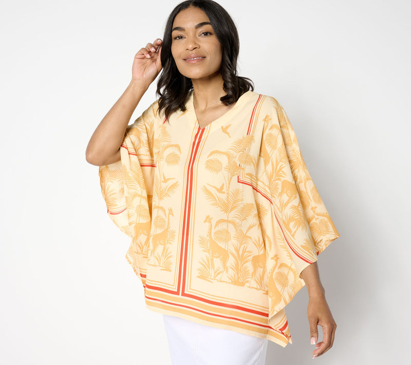 Belle by Kim Gravel Safari Soiree Poncho — View 5