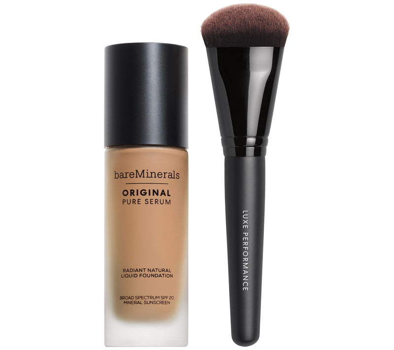 bareMinerals Original Pure SerumRadiant Foundation with Luxe Brush — View 33