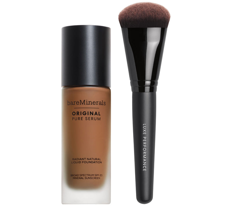 bareMinerals Original Pure SerumRadiant Foundation with Luxe Brush — View 51