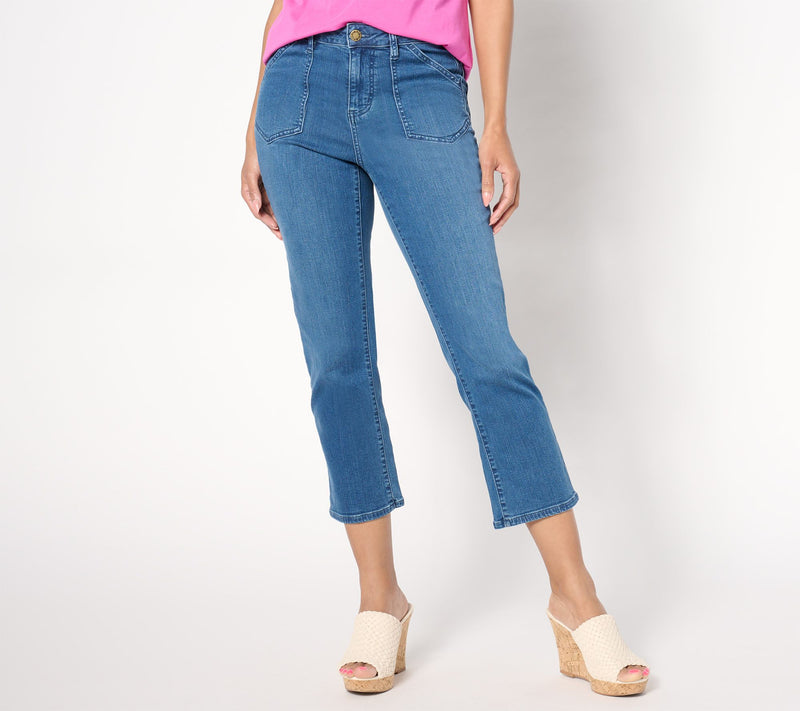 Belle by Kim Gravel Tall Tripleluxe Denim Fun Pocket Jean — Main view