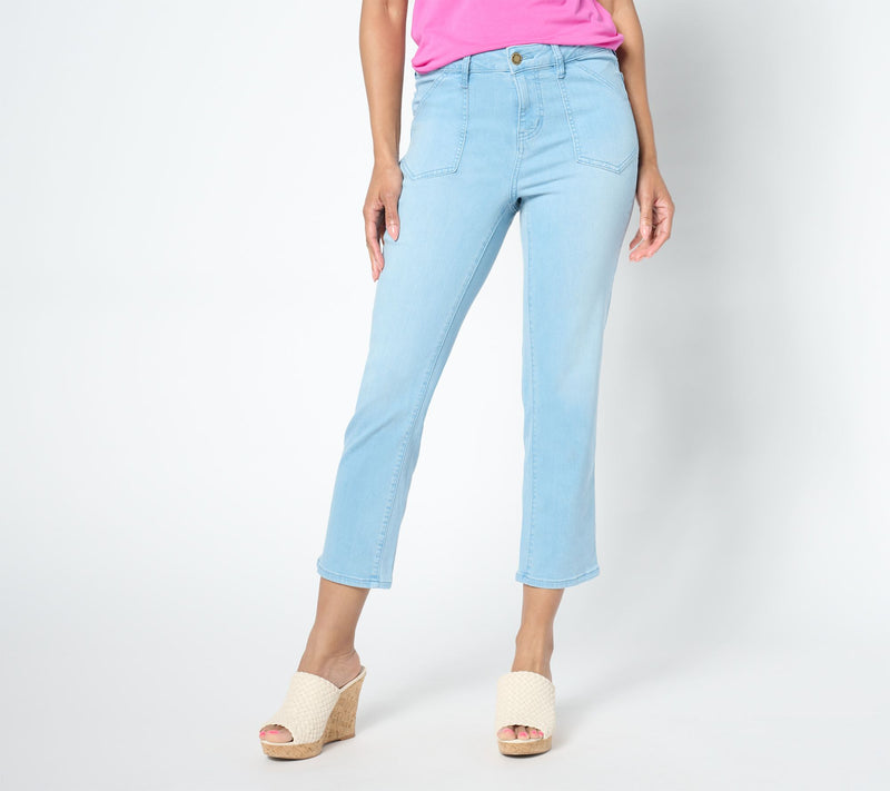 Belle by Kim Gravel Tall Tripleluxe Denim Fun Pocket Jean — View 5