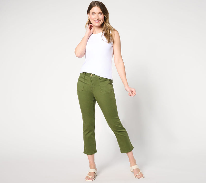 Belle by Kim Gravel Tall Tripleluxe Twill Fun Pocket Jean — View 7
