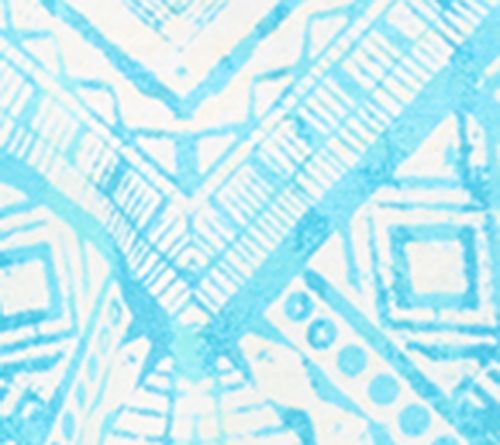 Belle Beach by Kim Gravel Cabana Knit Tahiti Tile Camp Shirt — View 6