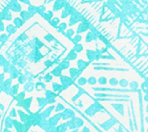 Belle Beach by Kim Gravel Cabana Knit Tahiti Tile Camp Shirt — View 8