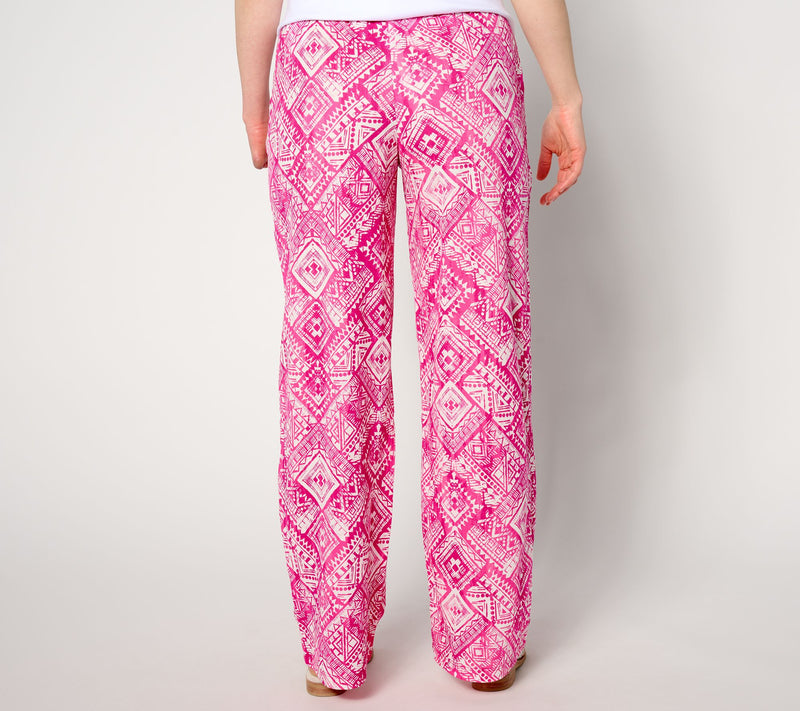 Belle Beach by Kim Gravel Regular Cabana Knit Tahiti Tile Beach Pant — View 10