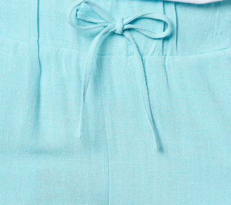 LOGO Linens by Lori Goldstein Regular Wide Leg Crop Pants — View 10