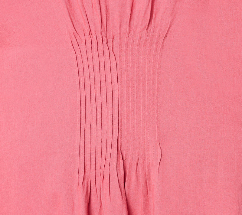 Peace Love World Boheme Pintuck Sharkbite Hem Shirt — View 12