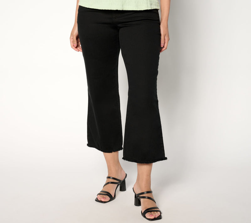 Belle by Kim Gravel Tall TripleLuxe Twill Mariner Crop Pants — View 7