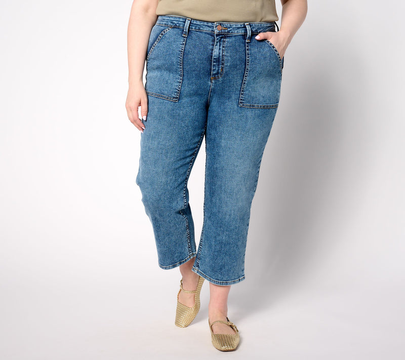 Denim & Co. Canyon Retreat Carpenter Jean — View 9