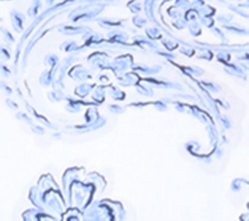 Belle by Kim Gravel Linen Rayon True Blue Popover Blouse — View 6
