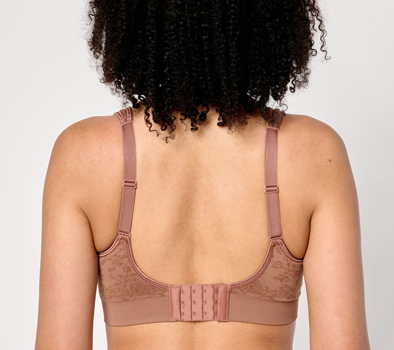 Breezies Seamless Floral Jacquard Underwire T-Shirt Bra — View 14