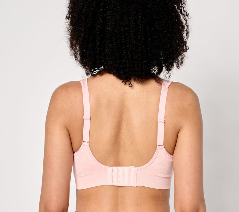 Breezies Seamless Floral Jacquard Wirefree T-Shirt Bra — View 14