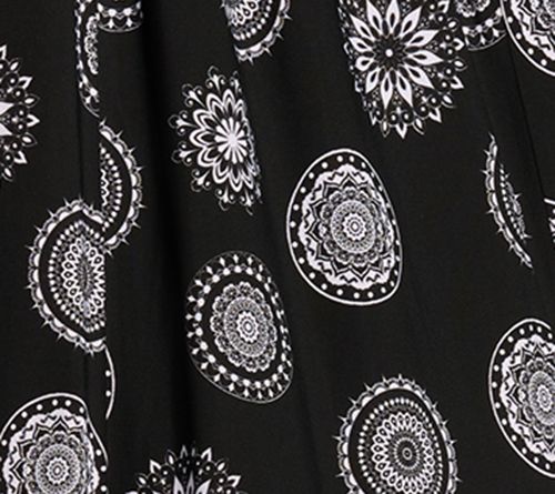 Women with Control Petite Como Jersey Fringe Sarong Skirt — View 5