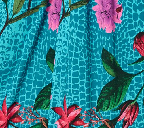 Women with Control Petite Como Jersey Fringe Sarong Skirt — View 6