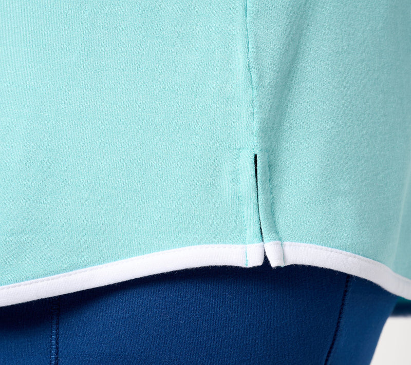 Sport Savvy Long-Sleeve Easy Pullover Top — View 4