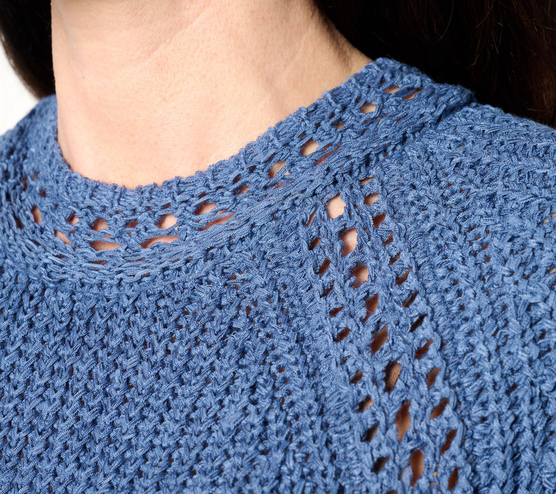 Studio Park x Amy Stran Short Sleeve Pointelle Summer Sweater — View 12