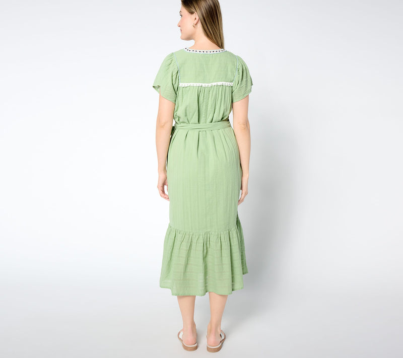 Studio Park x Amy Stran Regular Embellished Midi Dress — View 8