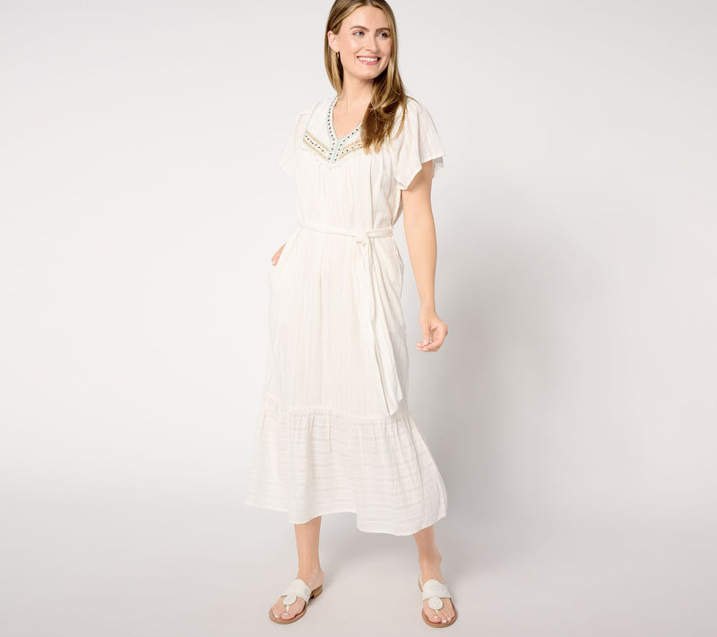 Studio Park x Amy Stran Regular Embellished Midi Dress — View 7