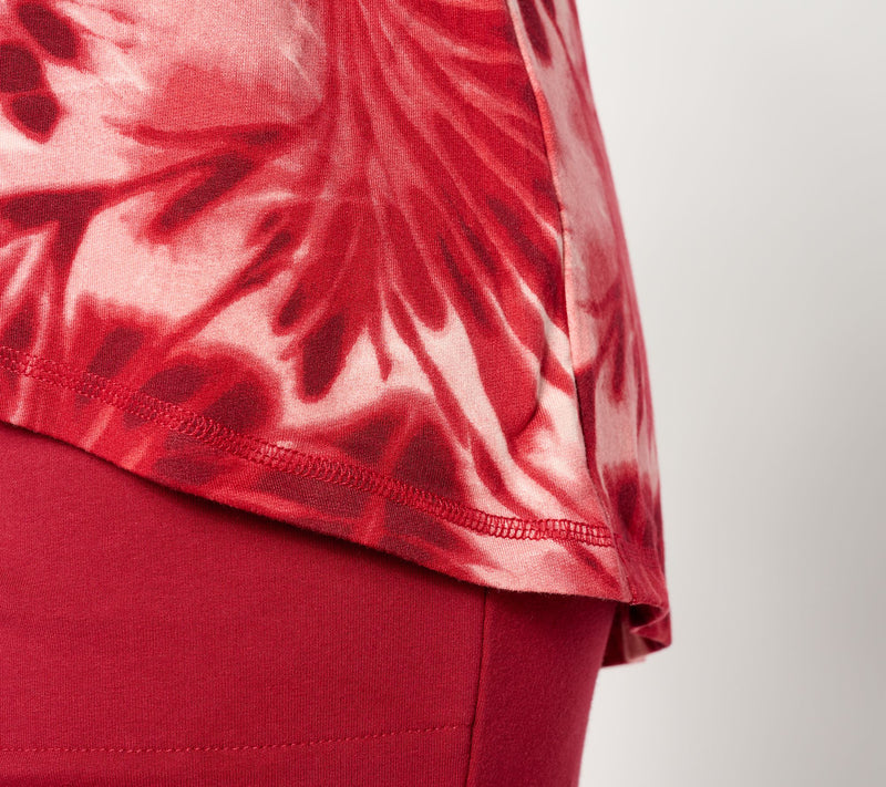 Sport Savvy French Terry Printed Swing Tank — View 4