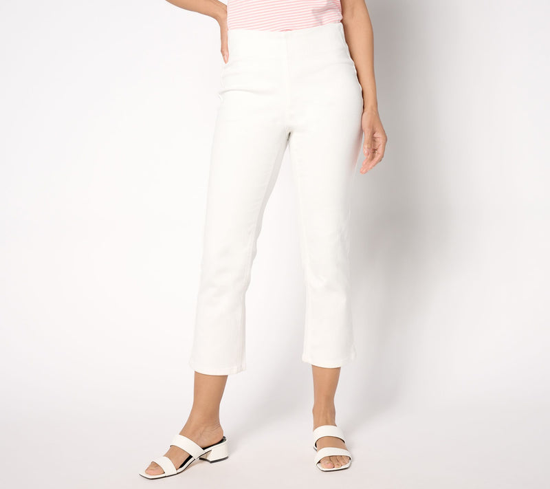 Denim & Co. Signature Petite Perfect Flex Cropped Jeans — View 11