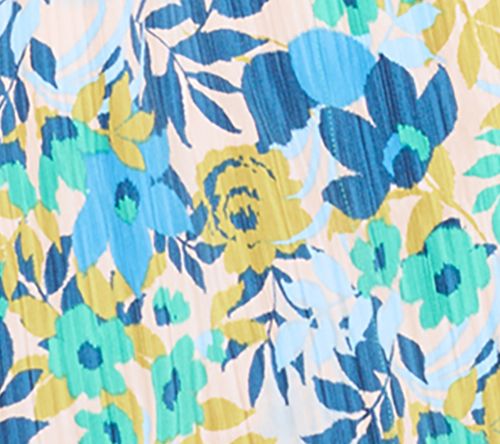 Susan Graver Petite Printed Liquid Knit Duster with Blouson Sleeves — View 8