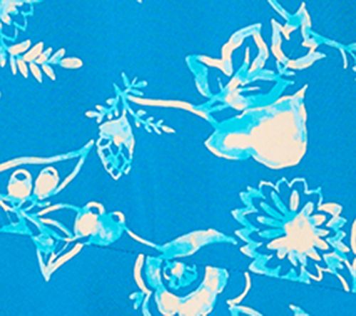 Susan Graver Passport Petite Printed Woven Button-Front Smocked Skirt — View 2