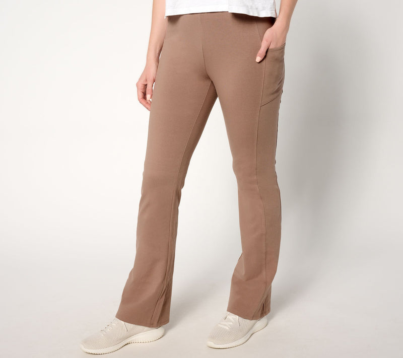 Denim & Co. Active Regular Duo Stretch Lightly Boot Pant w/ Pockets — View 5