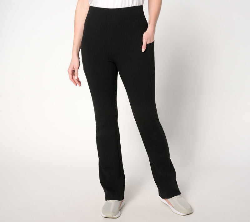 Denim & Co. Active Tall Duo Stretch Lightly Boot Pant w/ Pockets — View 12
