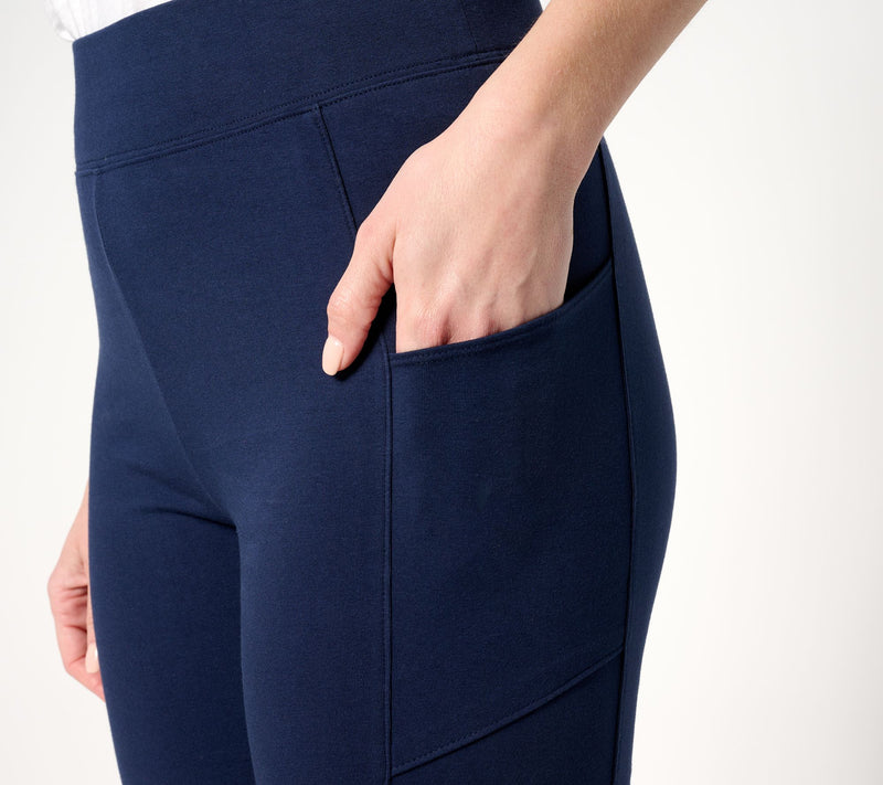Denim & Co. Active Tall Duo Stretch Lightly Boot Pant w/ Pockets — View 15