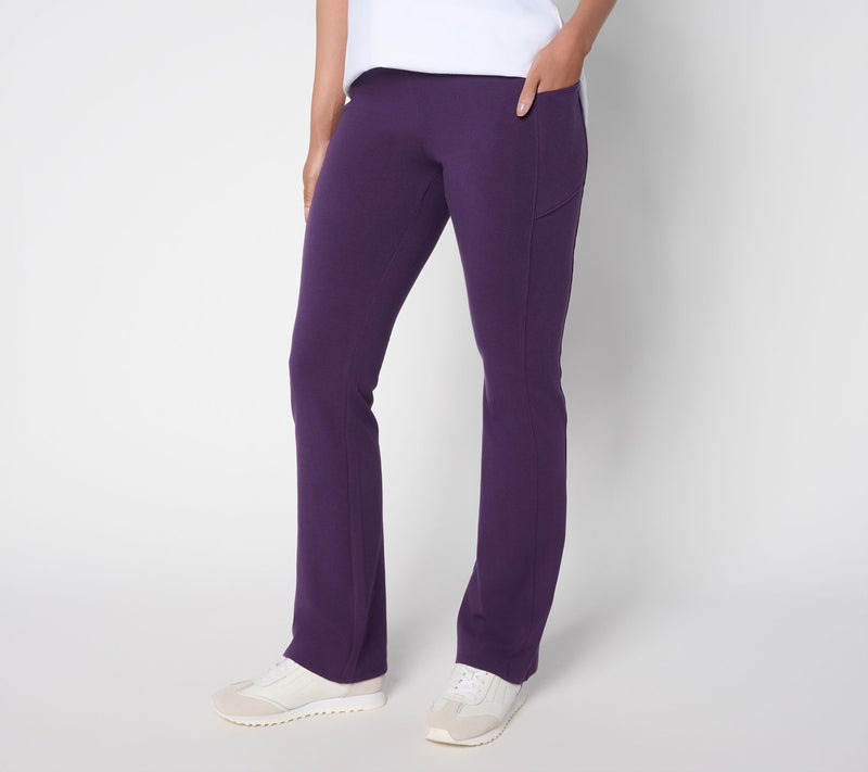 Denim & Co. Active Tall Duo Stretch Lightly Boot Pant w/ Pockets — View 20