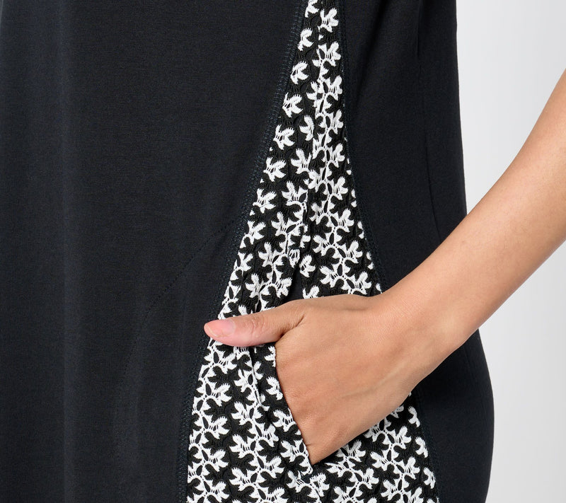 LOGO by Lori Goldstein Petite Raschel Knit Tank Dress — View 9