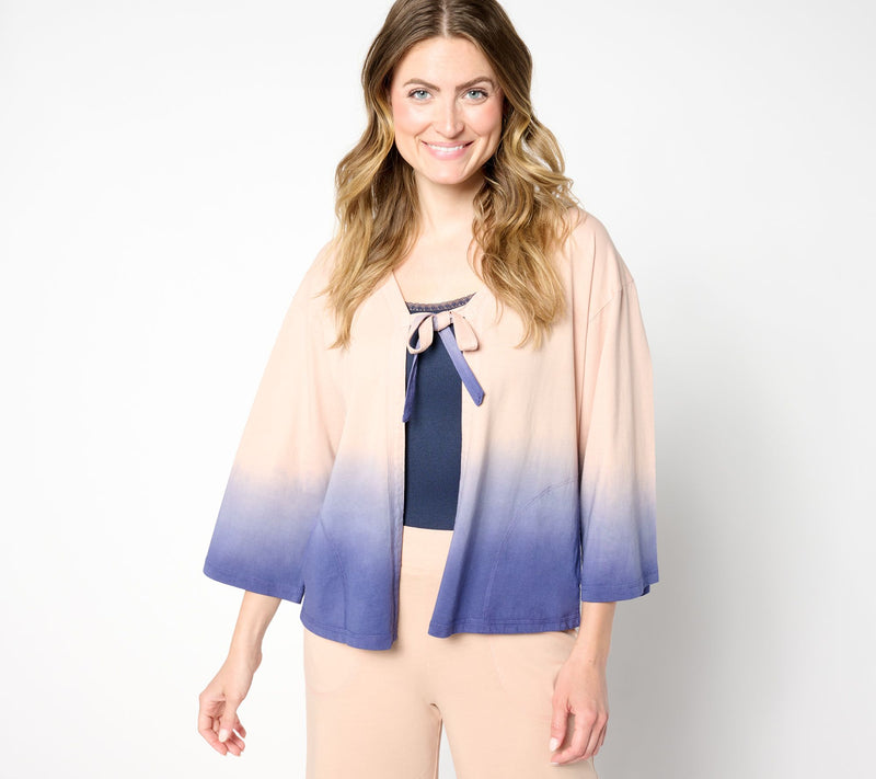 LOGO by Lori Goldstein Beach to Street Dip Dye Topper — View 11