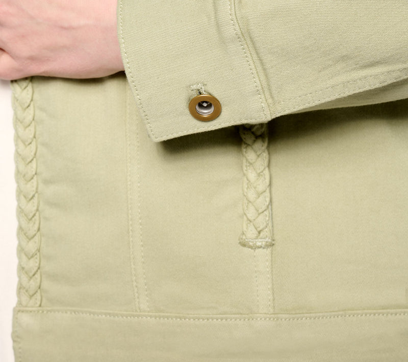 Destination 365 Denim Jacket with Braided Trim -Color — View 4