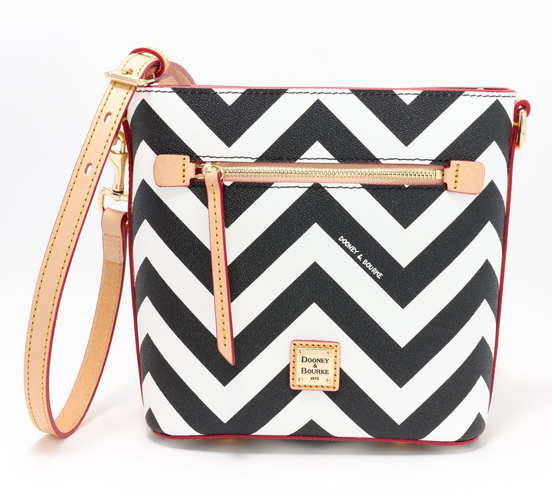 Dooney & Bourke Coated Cotton Chevron Small Zip Crossbody — View 11