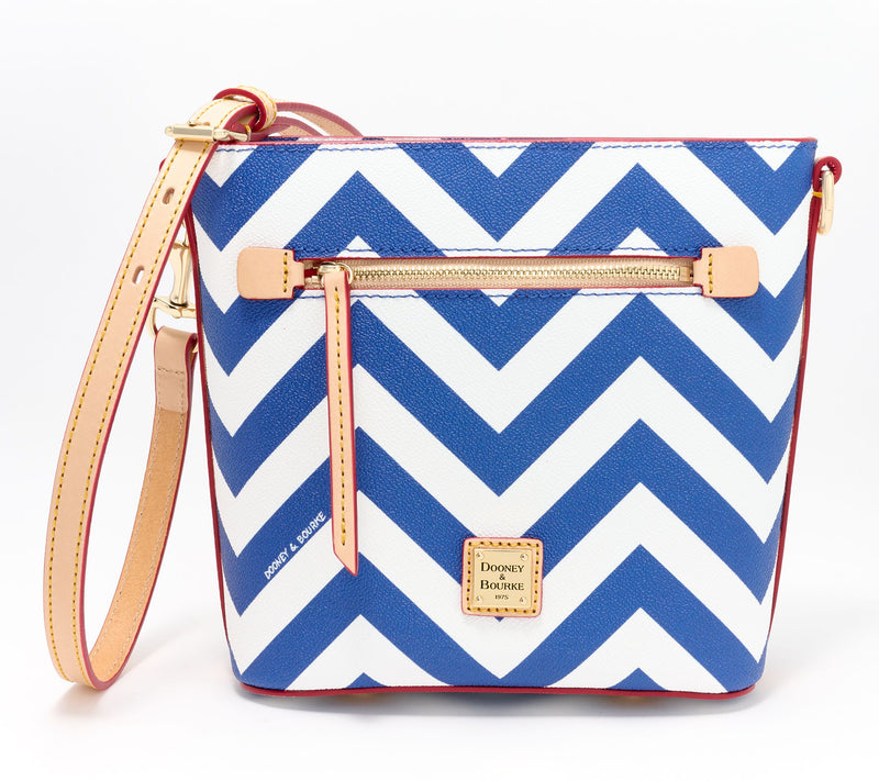 Dooney & Bourke Coated Cotton Chevron Small Zip Crossbody — View 7