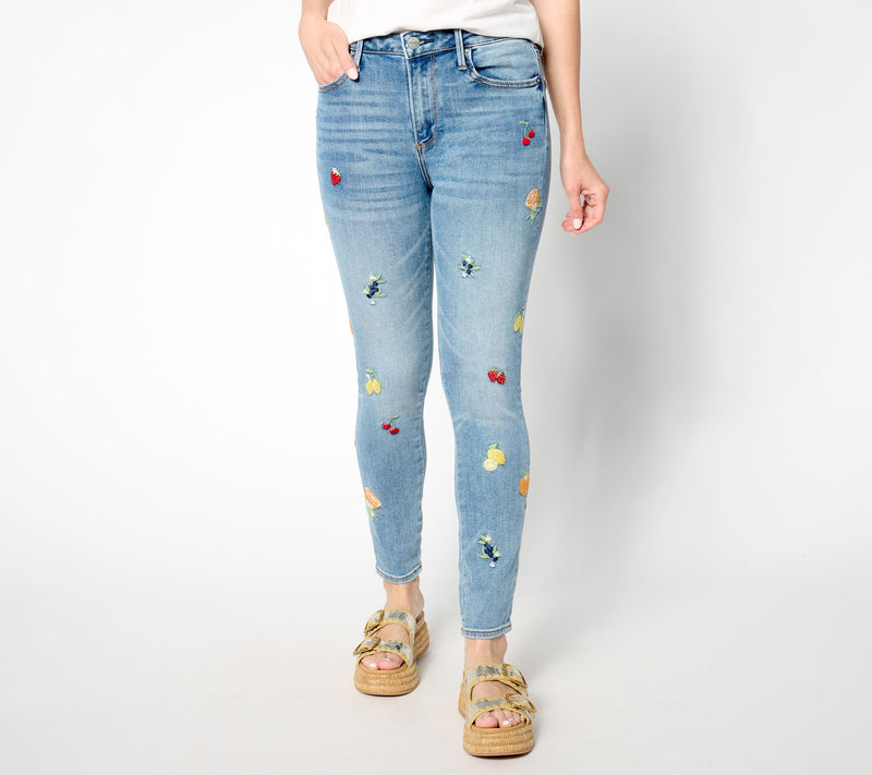 Driftwood Jeans Royce Skinny Jeans - Fruity — View 3