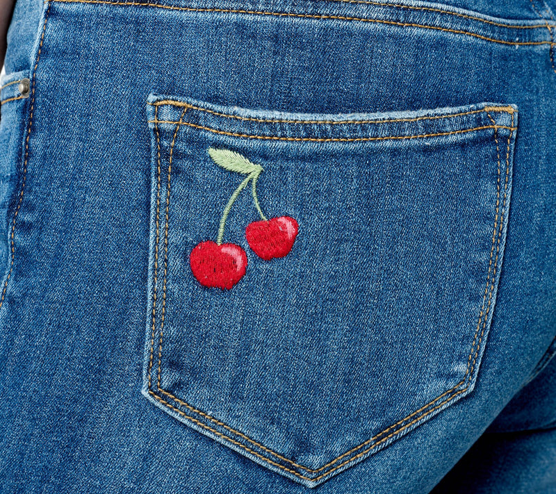 Driftwood Jeans Farrah Flare Jeans - Fruity — View 6