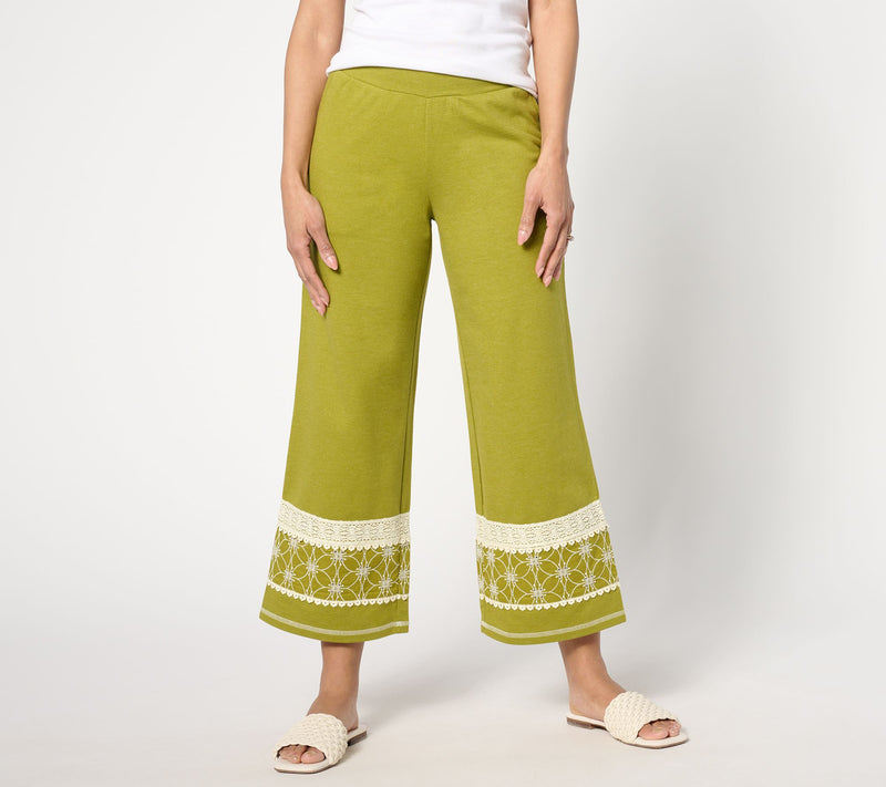 LOGO Lavish by Lori Goldstein Pull On Crop Pants — View 7