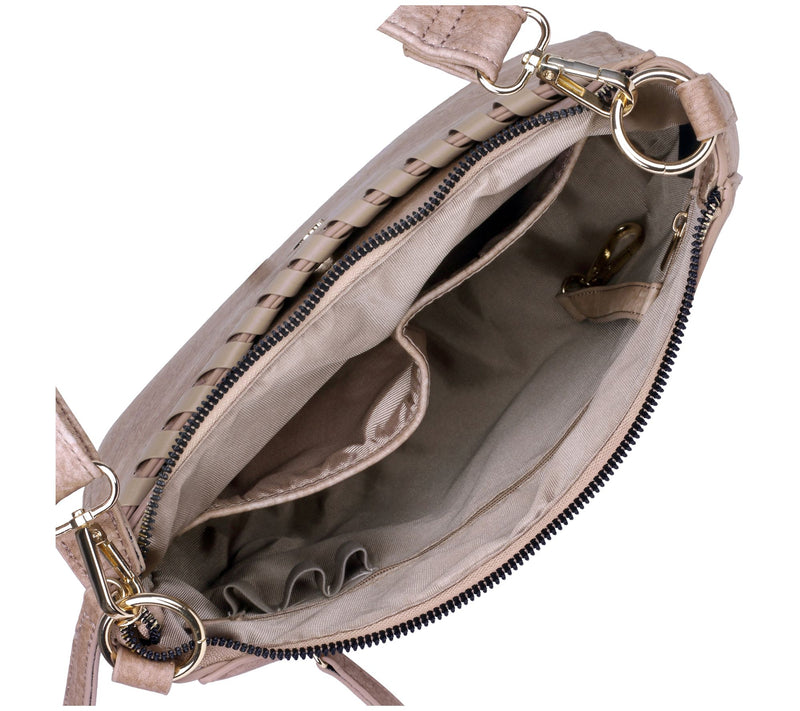 Julia Buxton Whip Stitch Vegan Leather Crossbody Bag — View 3