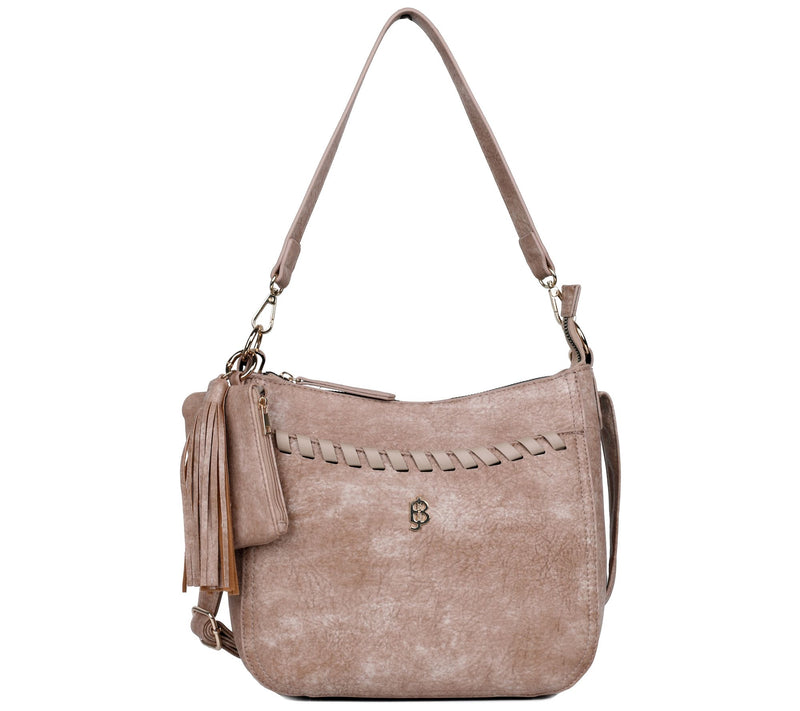 Julia Buxton Whip Stitch Vegan Leather Crossbody Bag — View 5
