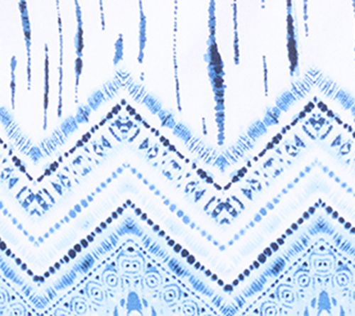 Denim & Co. Printed Favorite Jersey Banded Neck Tank — Main view