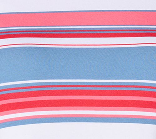 Denim & Co. Americana Petite Striped Swing Tunic — View 6