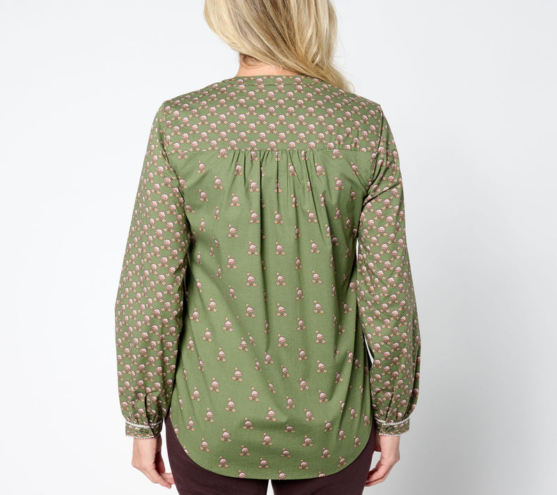 Belle by Kim Gravel Perfect Patchwork Blouse — View 2