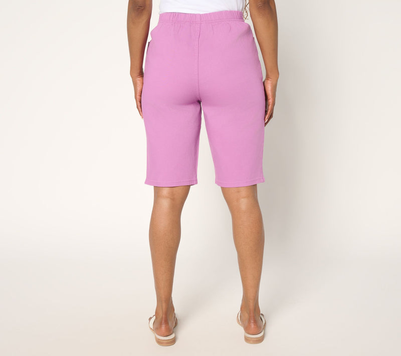 Denim & Co. Regular "How Timeless" Bermuda Short — View 8
