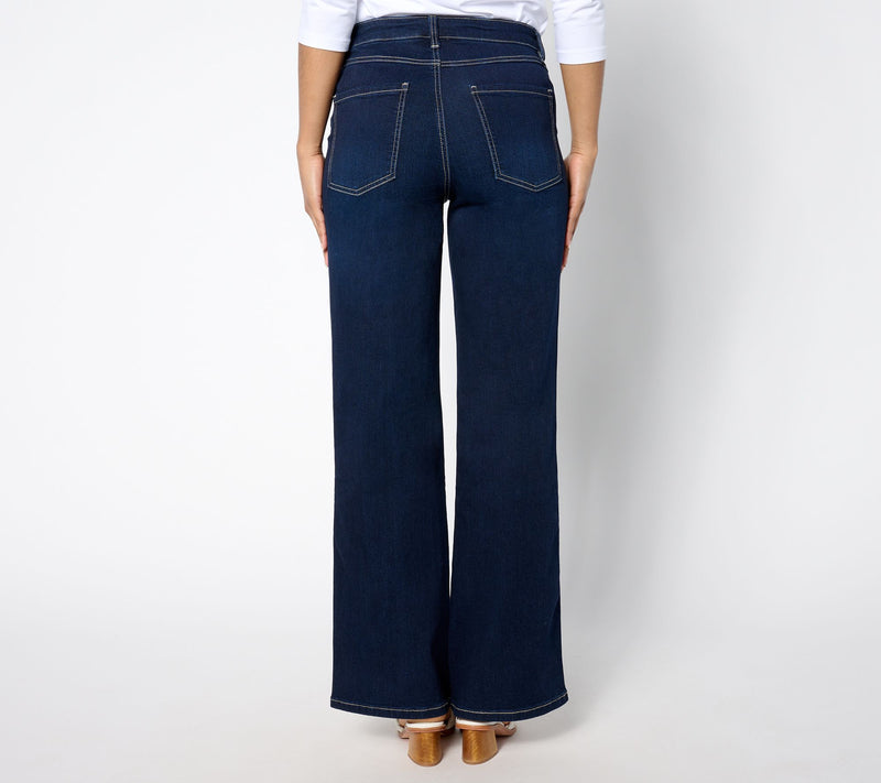 Belle by Kim Gravel TripleLuxe Tall Denim Seamed to Perfection Jean — View 6