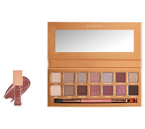 Sigma Beauty New Mod Eye Shadow Palette with New Mod Lip Cream — View 3