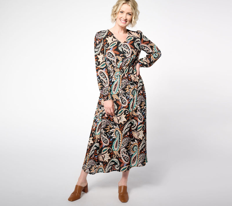 Belle Boho by Kim Gravel Regular Rustic Paisley Dress — View 11