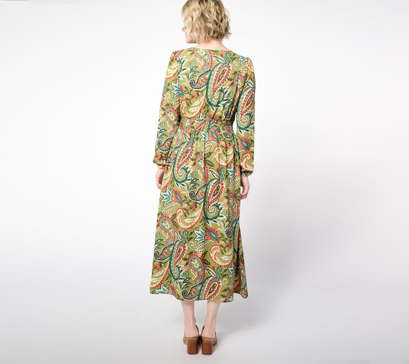 Belle Boho by Kim Gravel Regular Rustic Paisley Dress — View 12