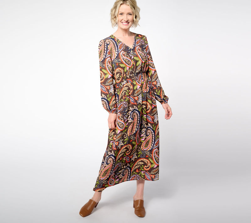 Belle Boho by Kim Gravel Regular Rustic Paisley Dress — View 9