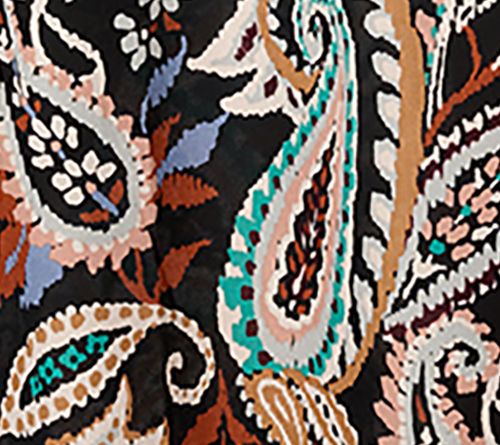 Belle Boho by Kim Gravel Petite Rustic Paisley Dress — View 10